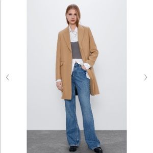ZARA camel menswear style coat